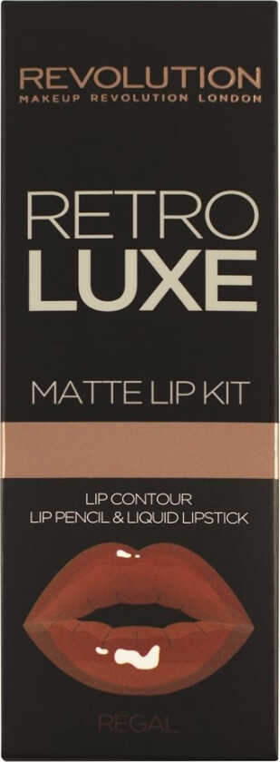 Retro Luxe Kit Matte Regal Lipstick And Lip Liner