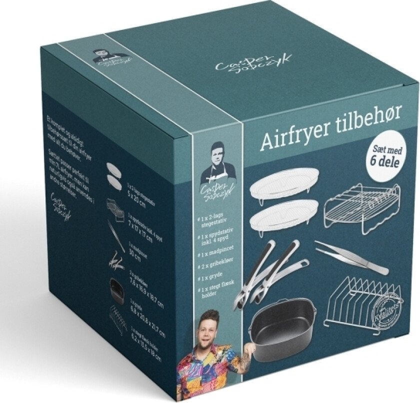 Sobczyk - 7L Airfryer Tilbehør Sæt Med 6 Dele