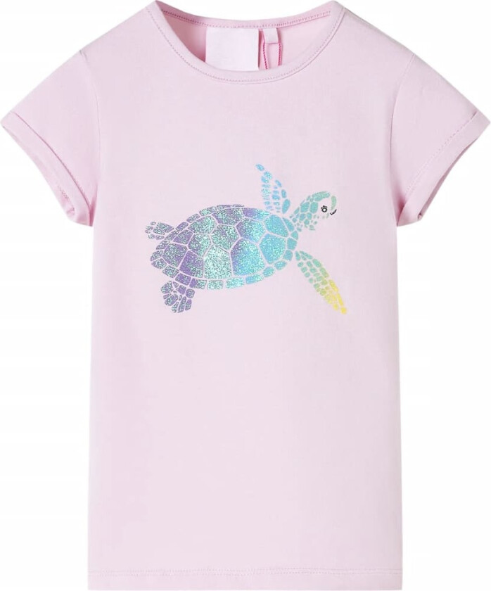 T-skjorte for barn lilla 140