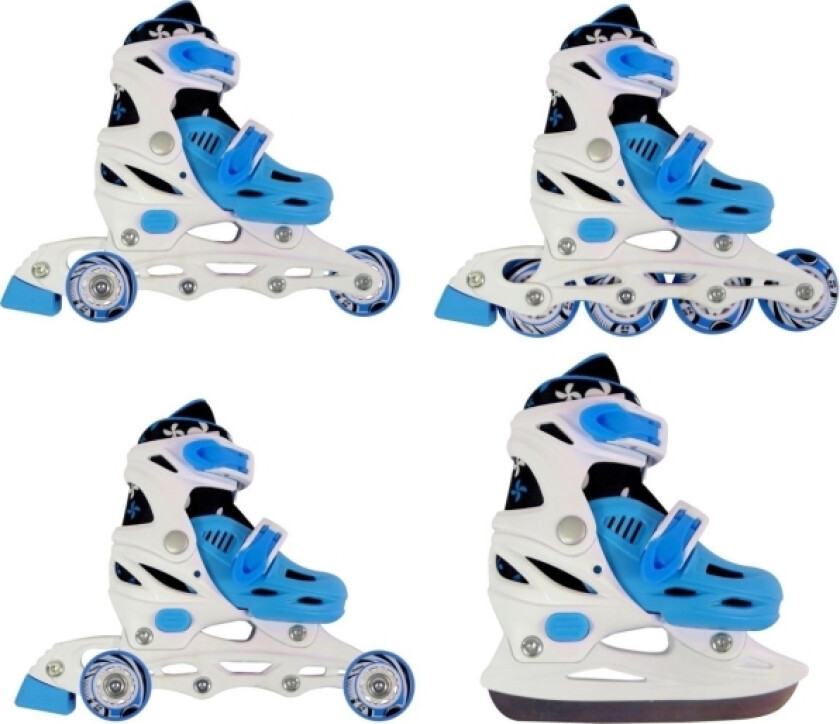 Enero Rulleskøyter - Rulleskøyter - 4In1 Skøyter Blå 26-29