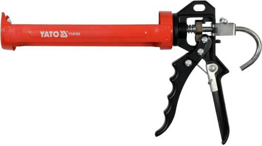 Yato Yt-67520, Fugepistol, Sort, Rød, Stål, Aluminium, 300 Ml, 225 Mm