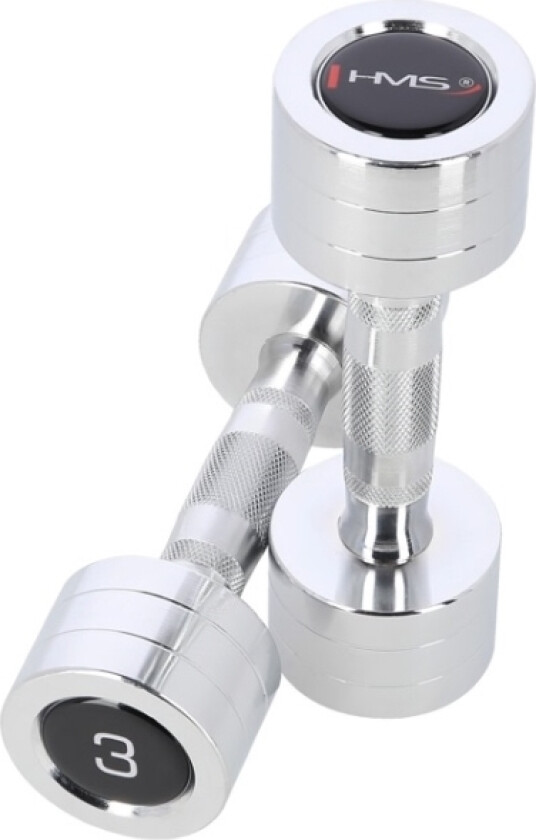 Hms Chd03 Chrome Dumbbell 2 X 3 Kg