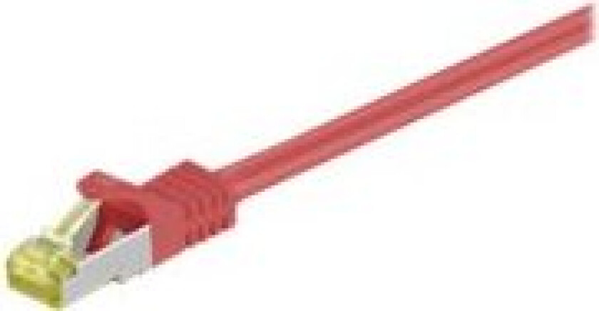 Microconnect - Nettverkskabel - Rj-45 (Hann) Til Rj-45 (Hann) - 50 Cm - Sftp, Pimf - Cat 7 - Uten Hindringer - Rød