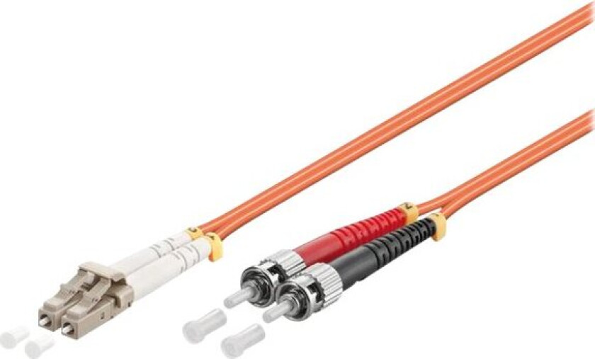 Microconnect - Nettverkskabel - Lc/Upc Multimodus (Hann) Til St/Upc Multimodus (Hann) - 2 M. - 2 Mm - Fiberoptikk - Dupleks - 50 / 125 My - Om2 - Hal