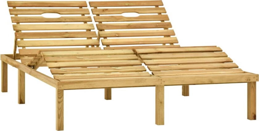 Dobbel solseng furu - 200 x 138 x (31,5 - 77) cm