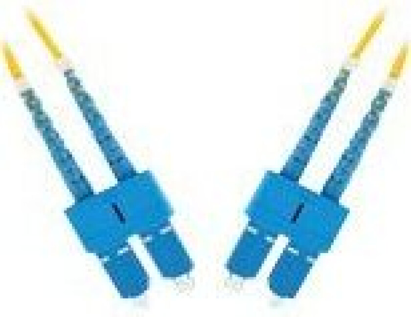 Microconnect - Nettverkskabel - Sc/Pc-Enkeltmodus (Hann) Til Sc/Pc-Enkeltmodus (Hann) - 0.5 M - Fiberoptisk - 9 / 125 Micron - Os2 - Gul