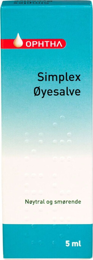 Øyesalve, 5 ml.