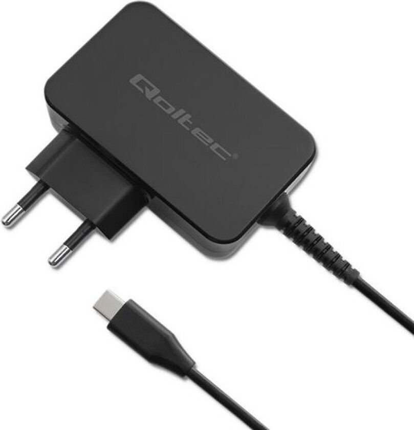 Power Pro - Strømadapter - Gan, 5-20V, 2.25A - 45 Watt - 3 A - Pd (24 Pin Usb-C) - Svart