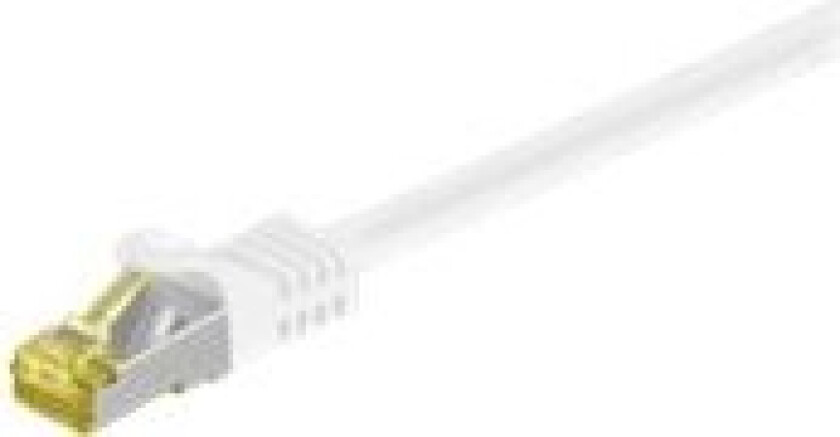 Microconnect - Nettverkskabel - Rj-45 (Hann) Til Rj-45 (Hann) - 2 M - Sftp, Pimf - Cat 7 - Halogenfri, Uten Hindringer - Hvit