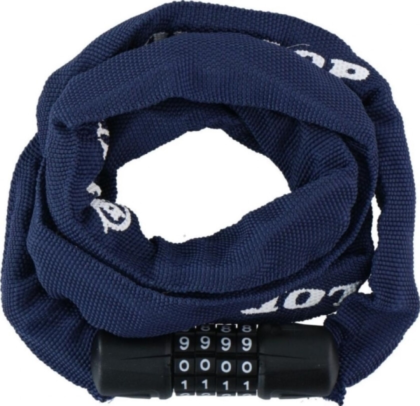 Bicycle Lock Code Chain, Length 120 Cm - Navy Blue