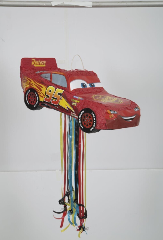 Rød Lynet McQueen pinata - Cars