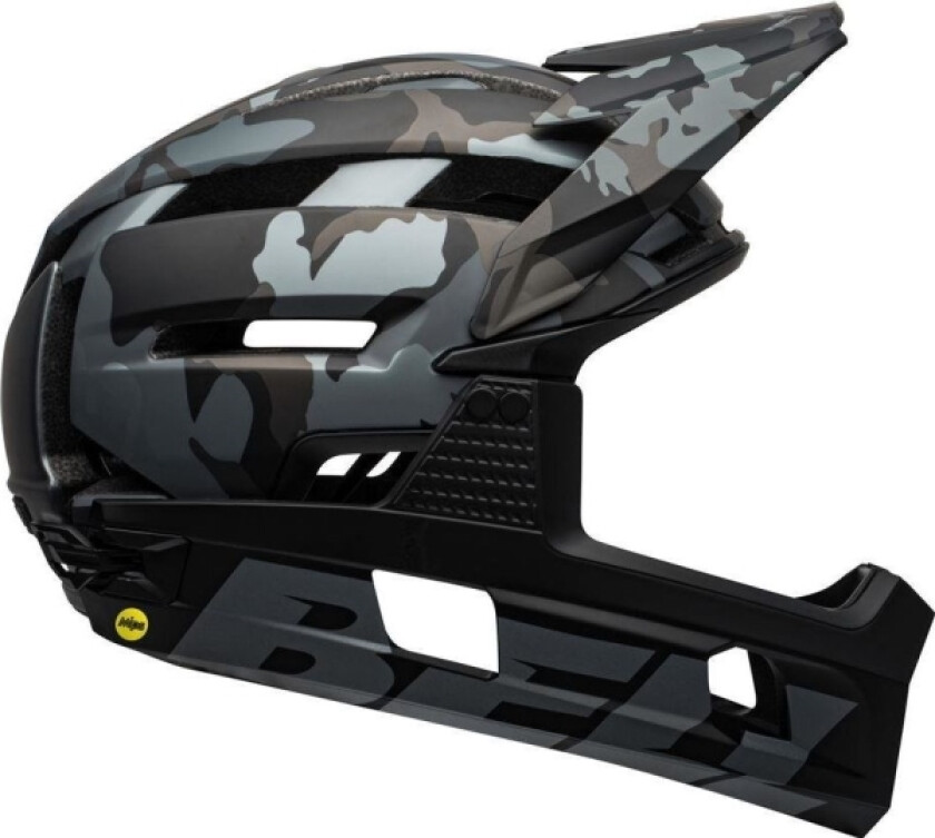 Full Face Helmet Super Air R Mips Spherical Matte Gloss Black Camo Size M (55-59 Cm) (New)