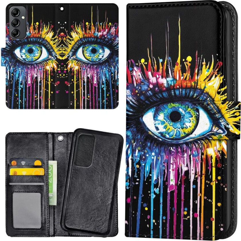Samsung Galaxy A15 - Lommebok Deksel Rennende Øye