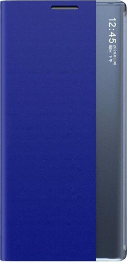 Hurtel New Sleep View Case with flap and stand for Samsung Galaxy A55 - blue