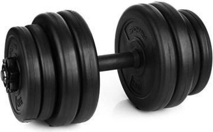 K921735, Justerbar Dumbbell, Sort, Stål, 15 G, 2,5 Kg, 1,25 Kg