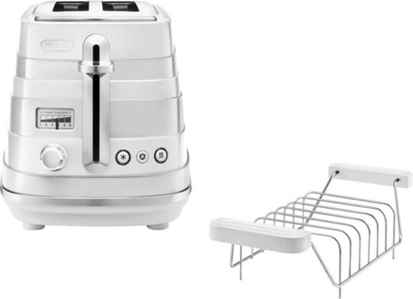 Brødrister De'Longhi Avvolta CTA 2103.W - toaster - white