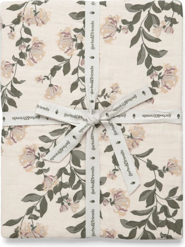 Garbo&Friends Honeysuckle Muslin dra-på-laken 70x140x20 cm