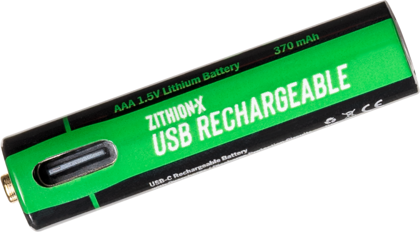 Coast AAA 750 mAh USB-C genopl. batterier, 4stk