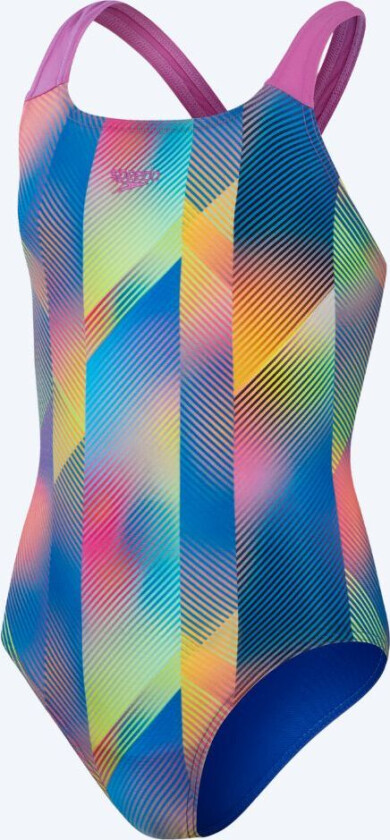 badedrakt til jenter - Allover Digital Powerback - Multifarget - Badedrakter for jenter - Sport/strand