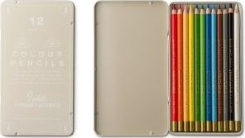 Utskrift Fargestifter I 12 Klassiske Farger