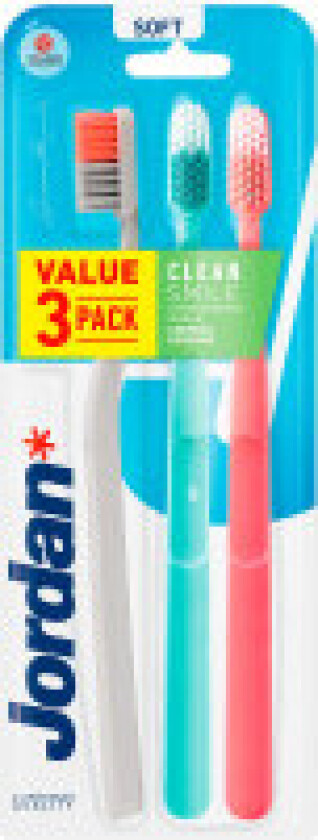 Clean Smile soft toothbrush 3 pcs.