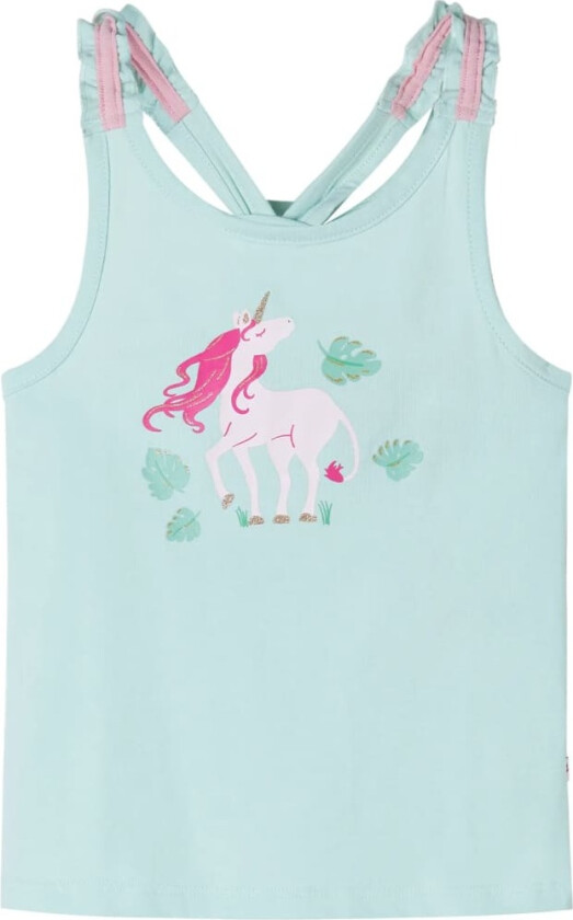 Singlet for barn lysemynte 140