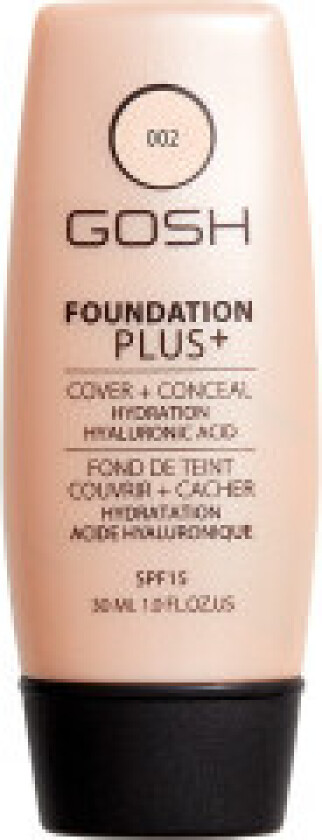 Foundation Plus+ covering and correcting face foundation 002 Ivory 30ml