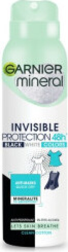 Mineral Invisible Protection Clean Cotton antiperspirant spray 150ml