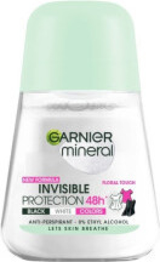 Mineral Invisible Protection Floral Touch antiperspirant roll-on 50ml