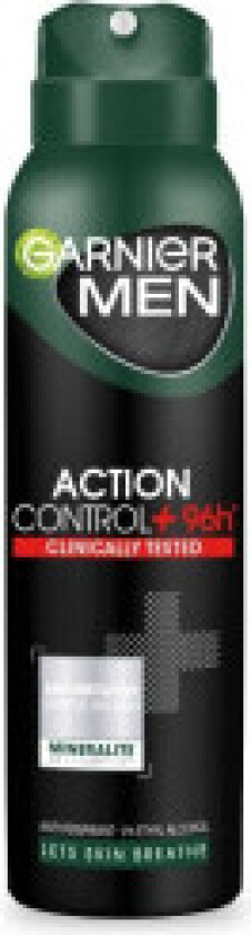 Men Action Control+ Clinically Tested antiperspirant spray 150ml