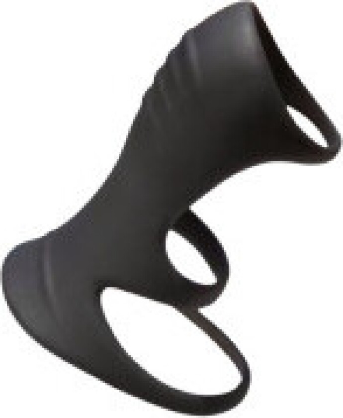 Provoke ProStimulate silicone penis sleeve with three rings N06 Black