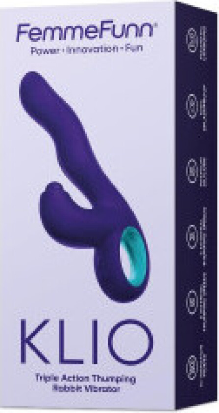 FemmeFunn Klio Triple Bunny Vibrator Dark Purple