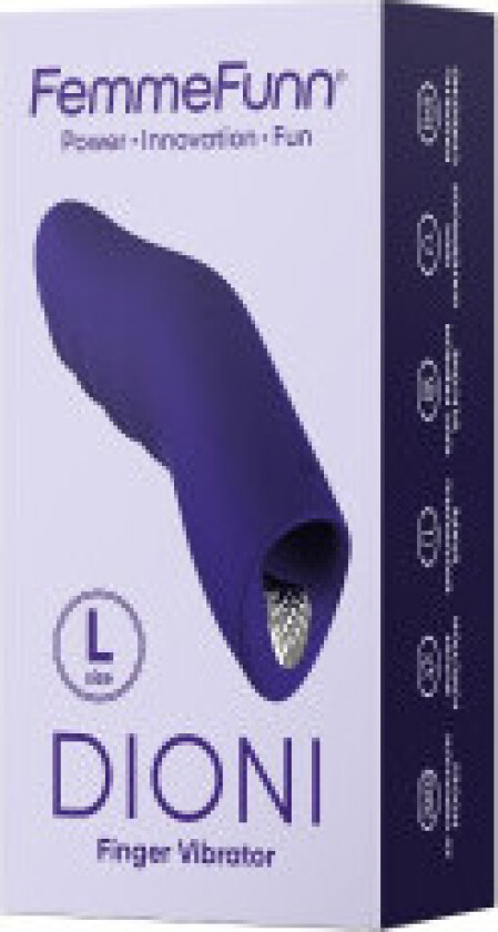 FemmeFunn Dioni Large finger vibrator Dark Purple