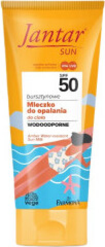 Jantar Sun amber waterproof sunscreen lotion SPF50 200ml