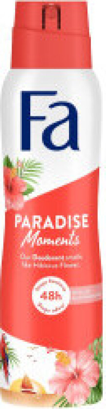 Paradise Moments deodorant spray with the scent of hibiscus flower 150ml