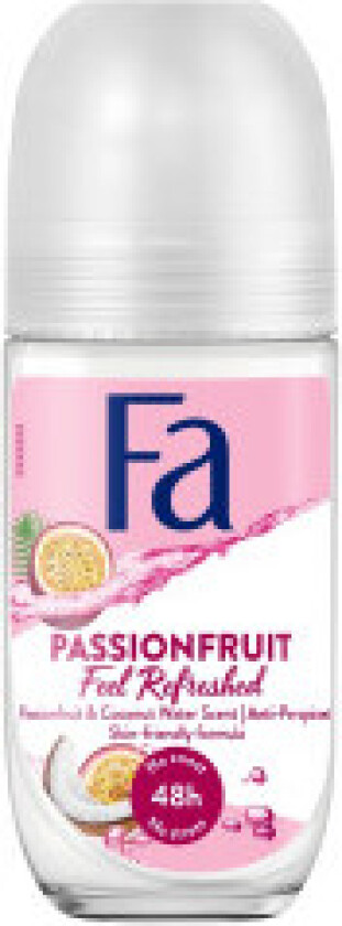 Passionfruit Feel Refreshed antiperspirant roll-on 50ml