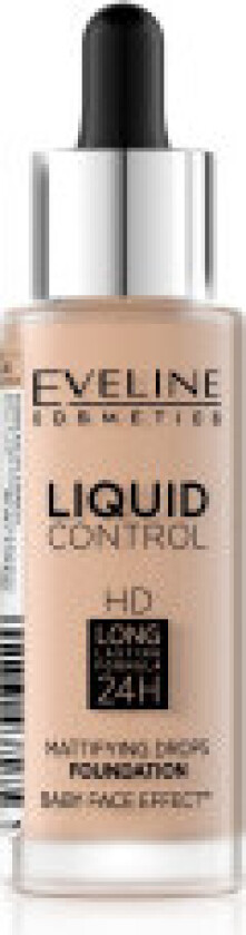 Liquid Control HD Long Lasting Formula 24H face foundation with dropper 040 Warm Beige 32ml