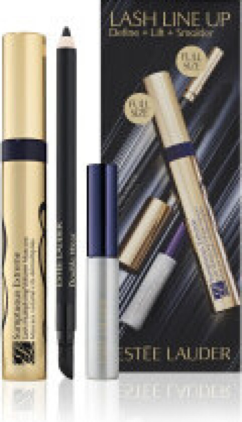 Lauder Lash Line Up set mascara 8ml + eyeliner 1.1g + eyebrow gel 5ml