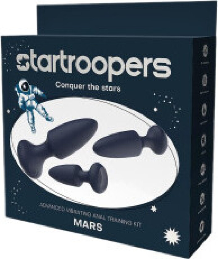 Toys Startroopers Mars Advanced Vibrating Anal Training Kit set of anal plugs, 3 pcs.