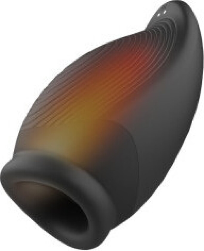 Toys RamRod Stroker Heated Vibrating Masturbator Black