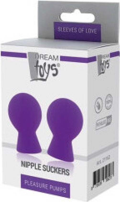 Toys Pleasure Pumps Nipple Suckers Purple 2pcs.