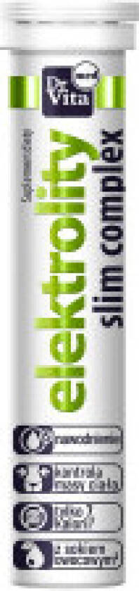 Vita Electrolytes Slim Complex with juice dietary supplement 20 effervescent tablets