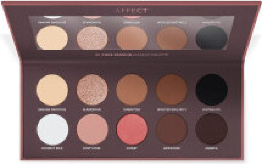 AFFECT SET Complete Me eye shadow palette + eye makeup brush 4 pcs.