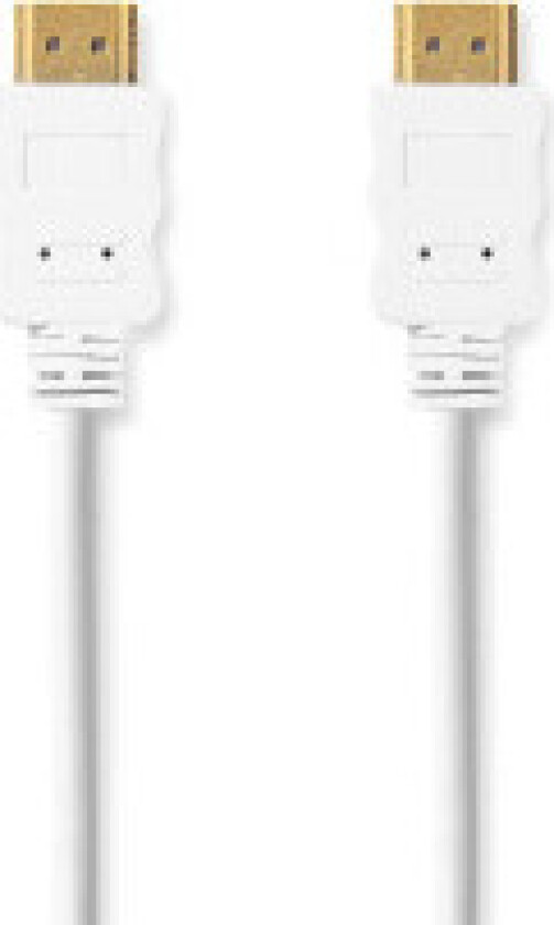 Bilde av High Speed HDMI kabel med Ethernet | HDMI -kontakt | HDMI -kontakt | 4K@60Hz | ARC | 18 Gbps | 2.00 m | Rund | PVC | Hvi