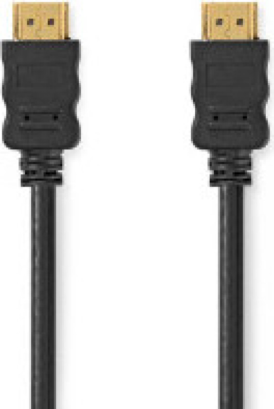 High Speed HDMI kabel med Ethernet | HDMI -kontakt | HDMI -kontakt | 4K@60Hz | ARC | 18 Gbps | 10.0 m | Rund | PVC | Sor