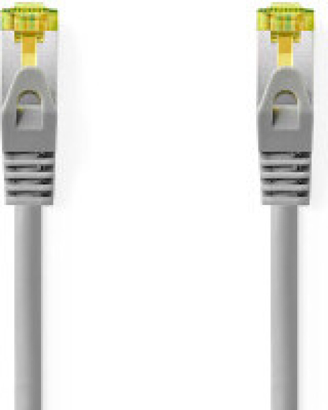 Cat 8.1 nettverkskabel | S/FTP | RJ45 Han | RJ45 Han | 3.00 m | Rund | LSZH | Grå | Label