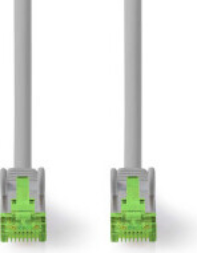 Bilde av Cat 8.1 nettverkskabel | S/FTP | RJ45 Han | RJ45 Han | 15.0 m | Rund | LSZH | Grå | Label