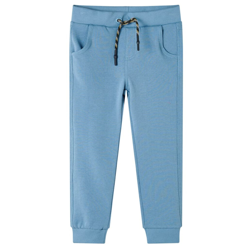 Joggebukser for barn medium blå 104