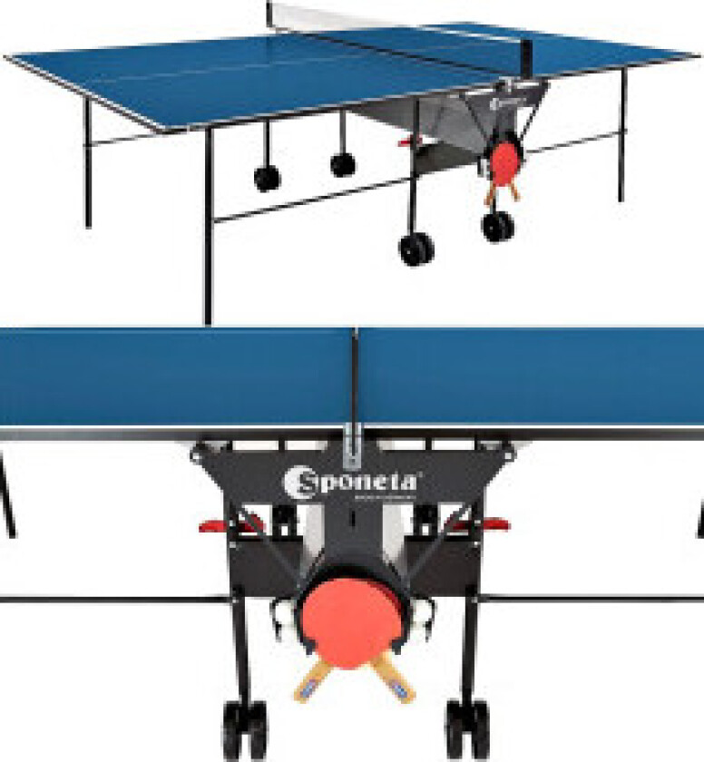 Robust bordtennisbord for solo trening og rekreasjon