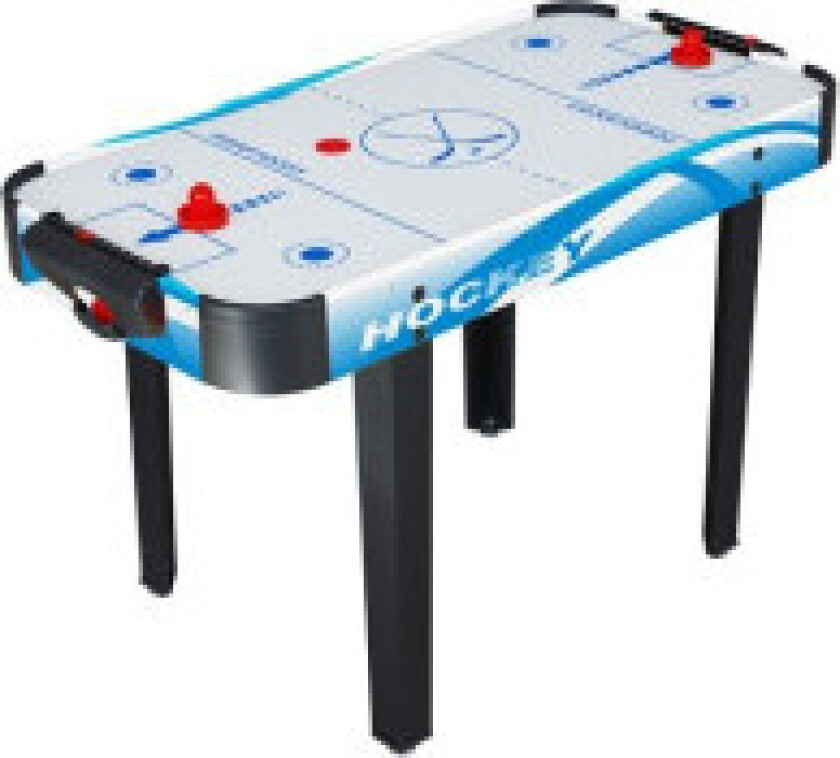 Air Hockey bord: 2 staver, 4 pucker, 122x61 cm, 17,5 kg